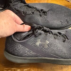 Under Armour Black Textured Speedform StudioLux Running Shoes in a Size 9